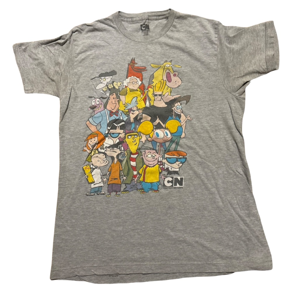 Nickelodeon VTG Gray Crewneck Short sleeve Graphic T-Shirt Unisex size Large